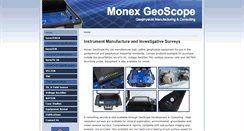 Desktop Screenshot of monexgeoscope.com.au